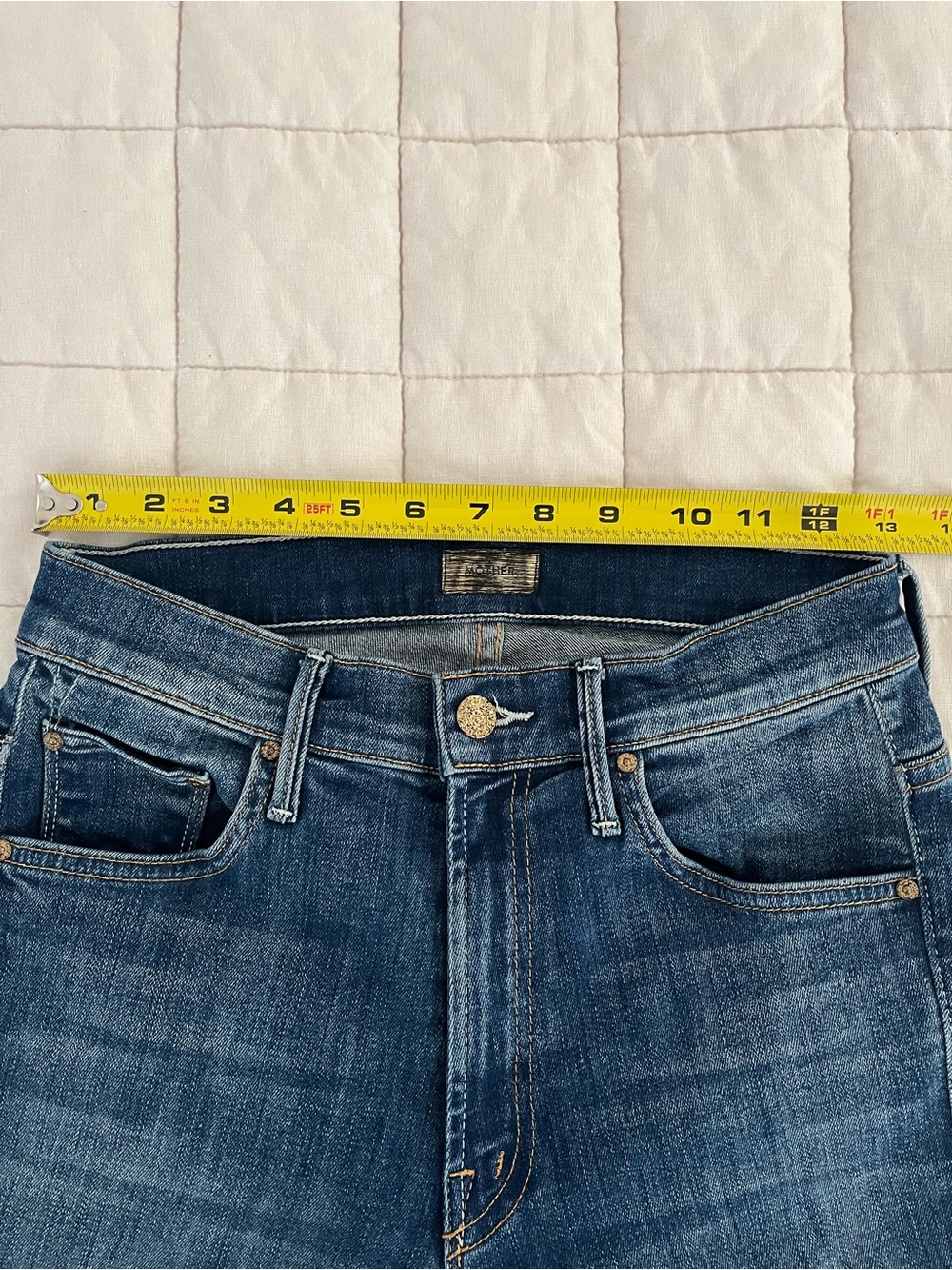 Mother Women’s Dark Blue  Jeans - Picture 9 of 12